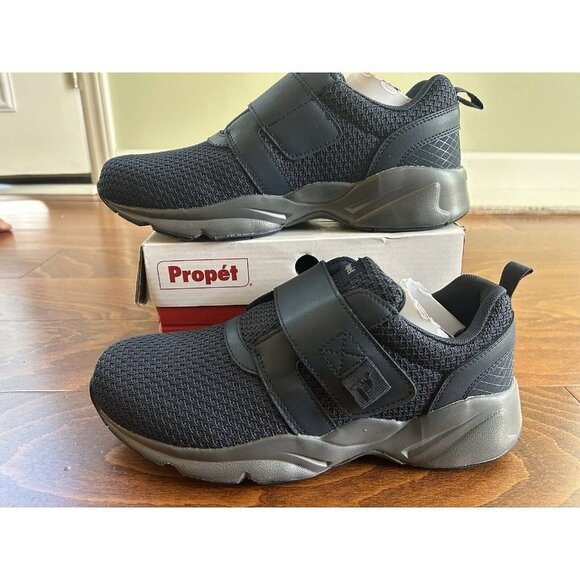 Propet Mens Stability X Strap Navy Blue Orthopedic 8.5 X-Wide NEW - Picture 2 of 5